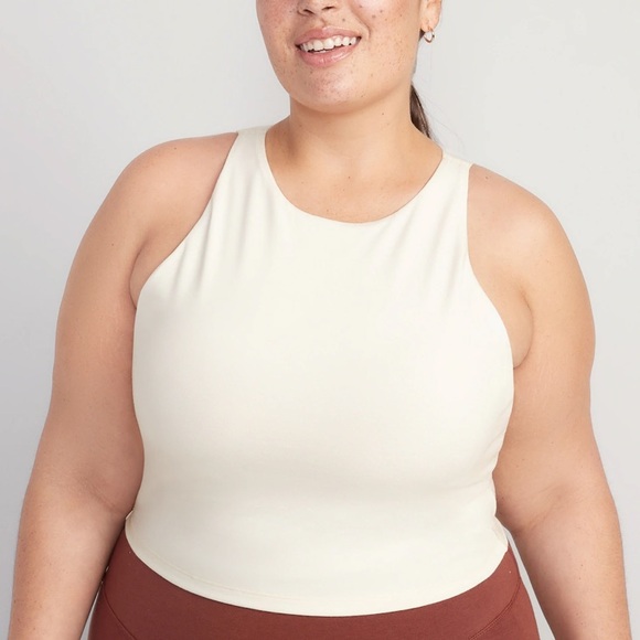 Old Navy Light Support PowerChill Longline Sports Bra - Picture 1 of 3